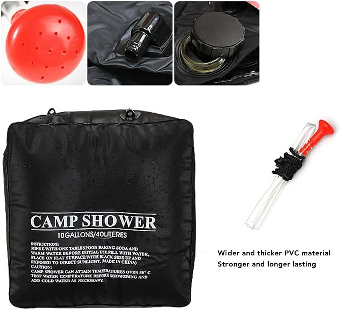 Solar Shower 40L, Portable Cam Shower - Image 9
