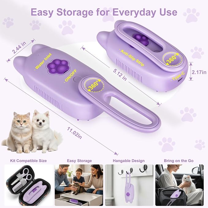 Rechargeable Cat Steam Brush - Image 7