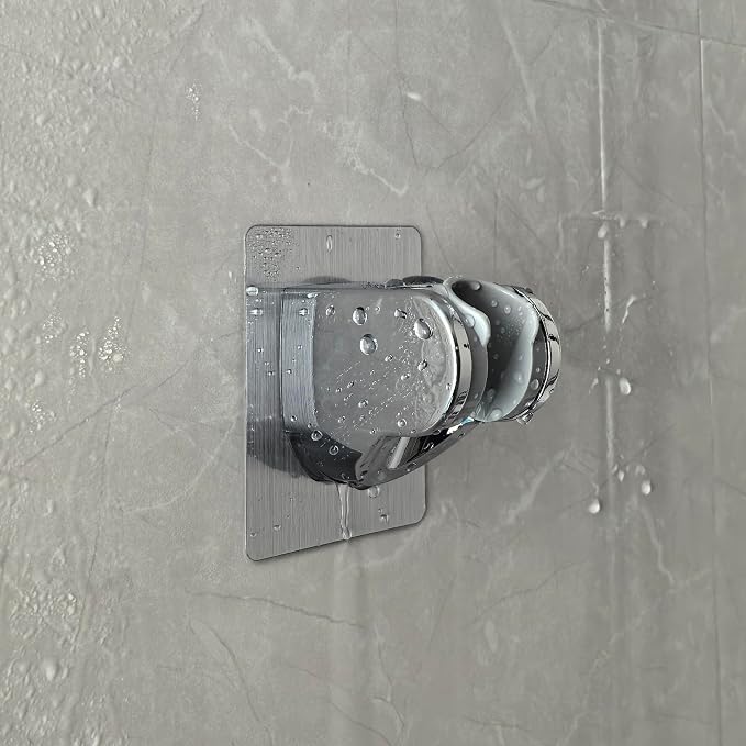 Strong Adhesive and Waterproof Shower Head Holder, Adjustable Handheld Shower - Image 9