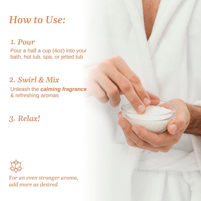 Relax Spa & Bath, Epsom & Dead Sea Salts, Aromatherapy Bath Salts - Image 7