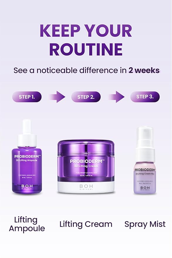 BIOHEAL BOH Probioderm 3D Lifting Skincare Set | Anti-Aging Face Moisturizer - Image 9