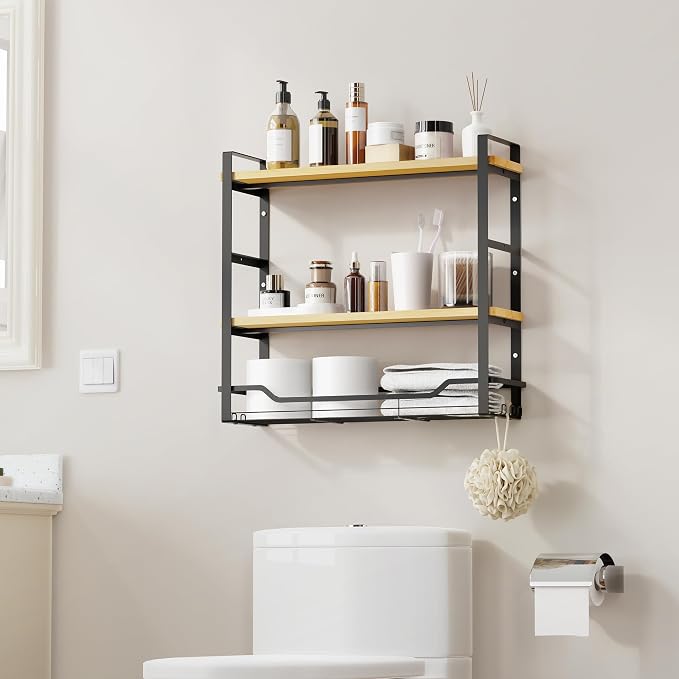 Bathroom Shelves Over Toilet Storage - Image 7