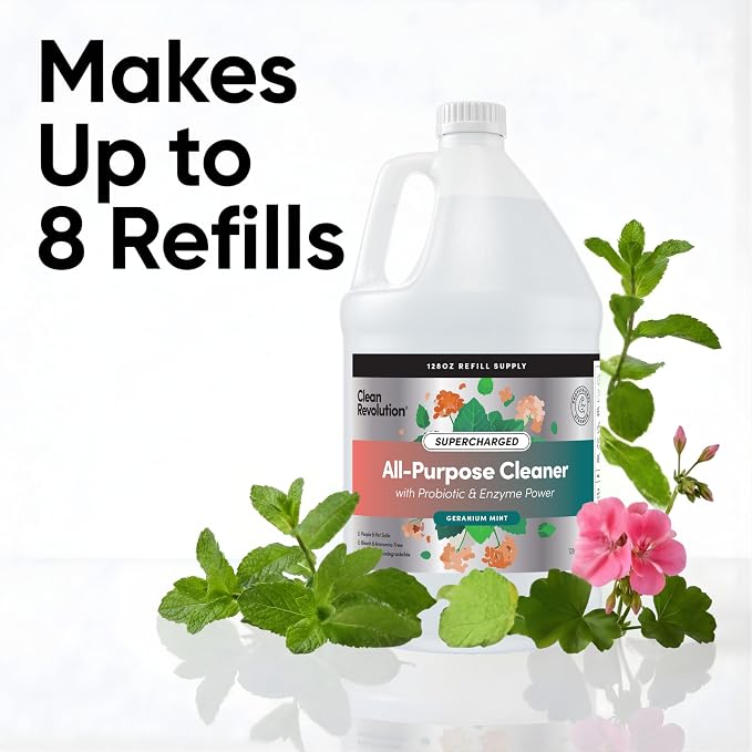 Clean Revolution SuperCharged All Purpose Cleaner, Refill Supply, Eco-Friendly - Image 6