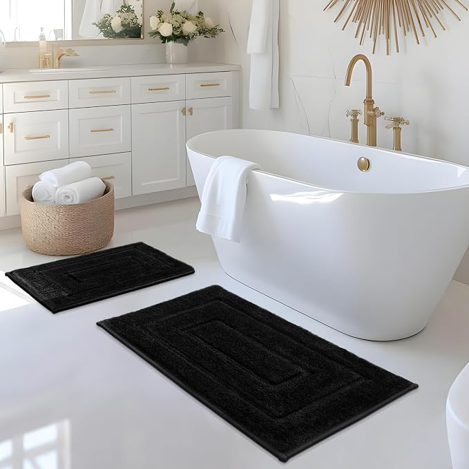 GRANNY SAYS Bathroom Rugs Sets 2 Piece, Super Soft Absorbent Microfiber Bath - Image 9