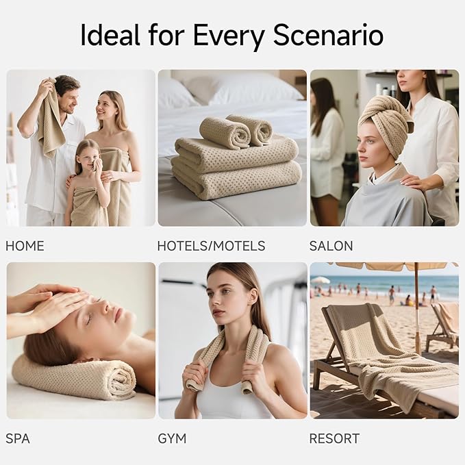 REDKISS 6-Piece Bath Towel Set - Image 6