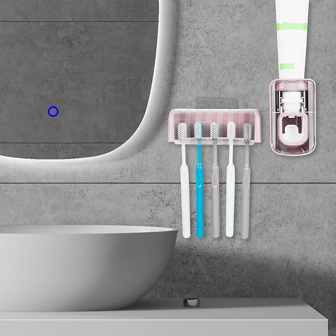 5 Slots Wall Mount Toothbrush Holder - Image 6