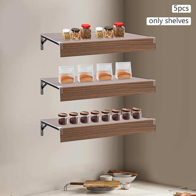 33 Inch Floating Shelves for Wall, 16 Inch Deep Hanging Shelf, Large Display & - Image 7