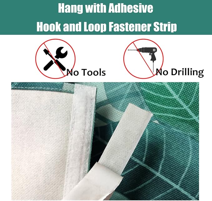 SK Studio Short Curtains for Kitchen, Cabinet Shelf Dust-Proof Blackout Tier - Image 4