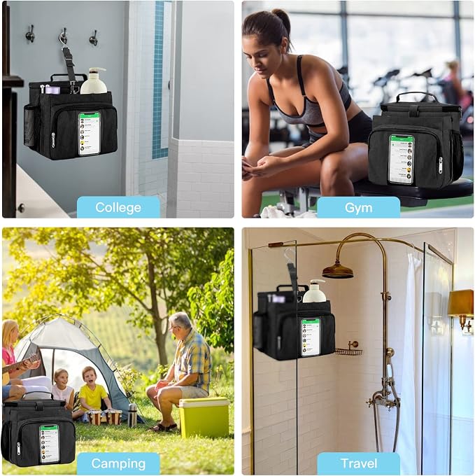 Bukere Shower Caddy Tote Bag, Portable Shower Caddy - Image 7