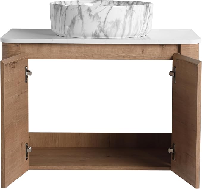 Malwee 30" Floating Bathroom Vanity - Image 8