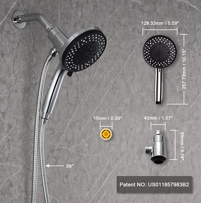 2.5gpm Magnetic Shower Head - Image 7