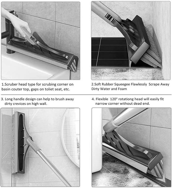 2 in 1 Floor Brush Scrubber - Image 7