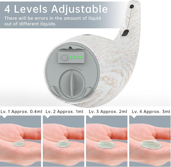 Automatic Liquid Soap Dispenser,300ML Touchless 4 Gear Adjustable, Countertop - Image 6