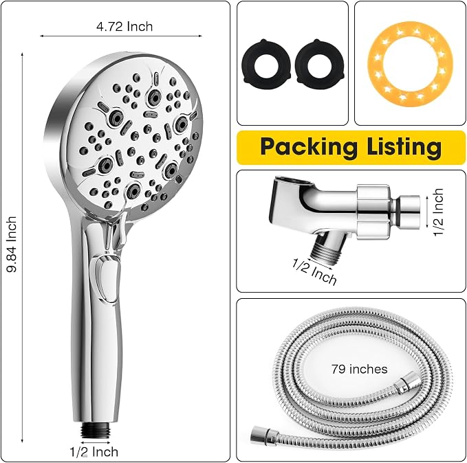 8-Mode High Pressure Handheld Shower Head - Image 6