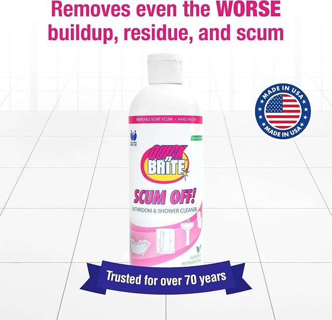 Quick 'n Brite Scum Off Shower Cleaner - Image 9