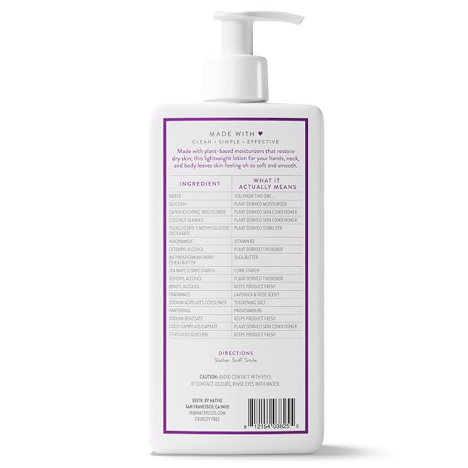 Native Body Lotion Contains Naturally Derived Plant-Based Moisturizers - Image 11