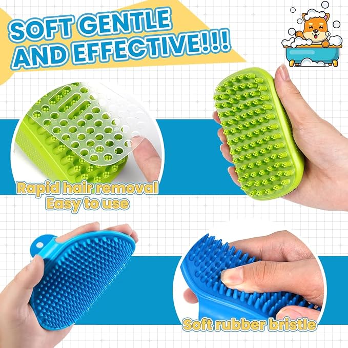 3PCS Dog Bath Brush | Dog Scrubber - Image 6
