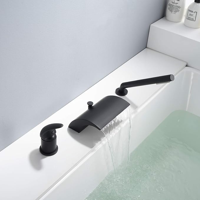 sumerain Black Roman Tub Faucet - Image 9