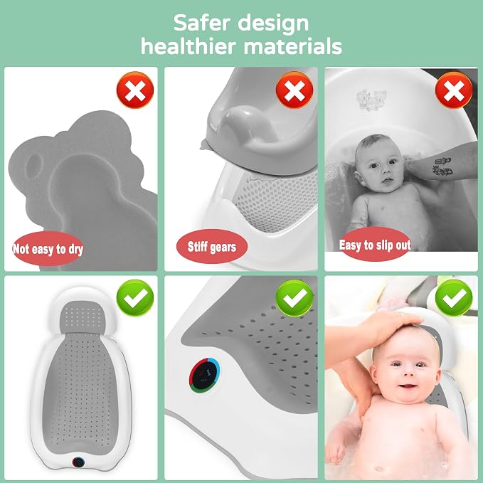 Baby Bath Support | Newborn Bathtub, Baby tubs - Image 6