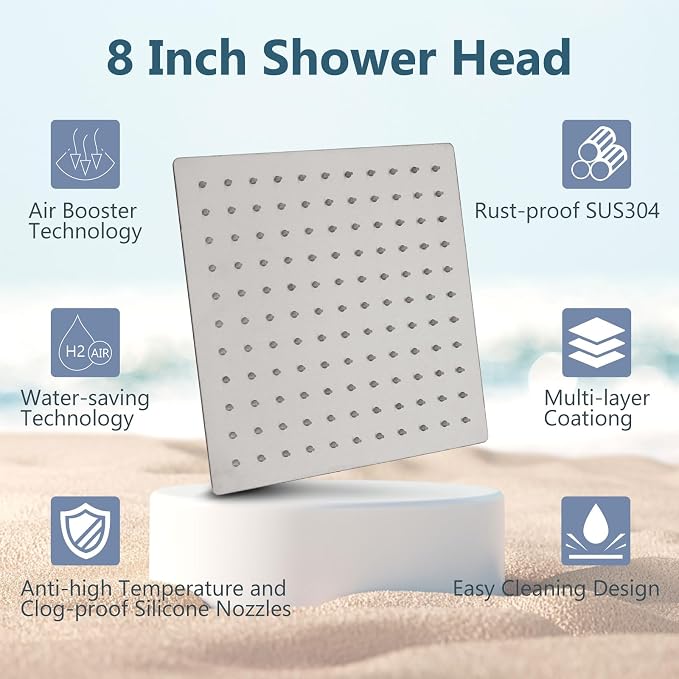 Aolemi Shower Faucet Set, High Pressure Shower System - Image 8