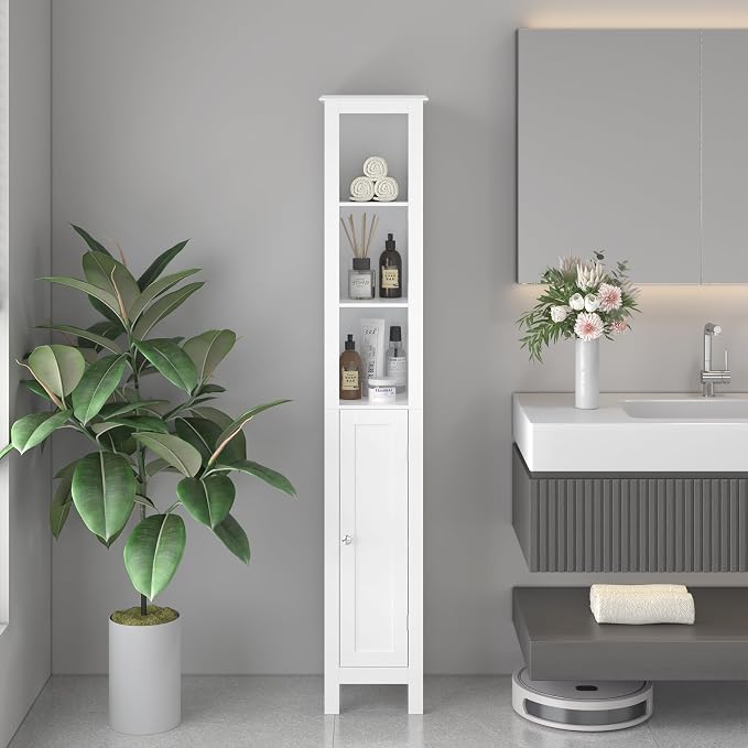 Tall Bathroom Storage Cabinet - Image 9