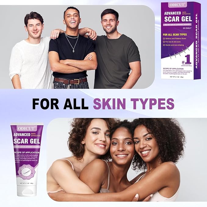 Silicone Scar Gel, Intensive Scar Cream, 2.1oz Keloid Bump Removal - Image 7