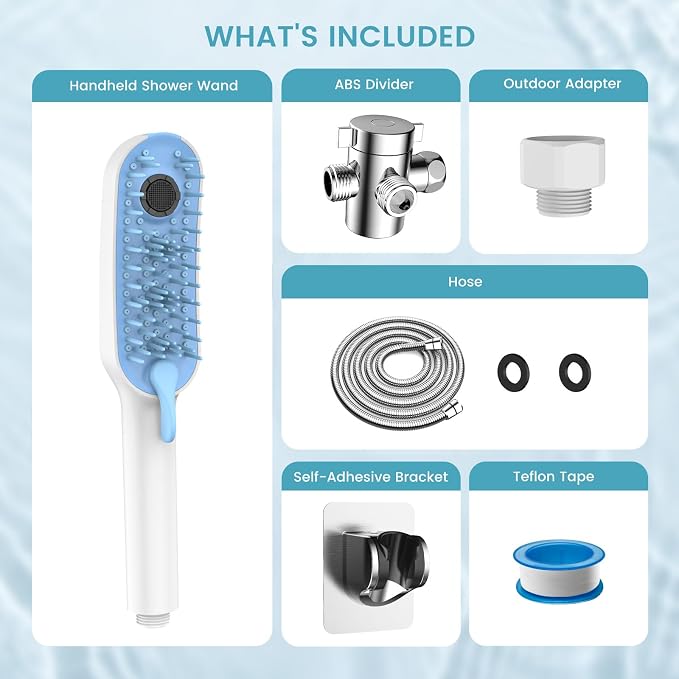 4 Mode Dog Shower Attachment, Dog Shower Sprayer - Image 8