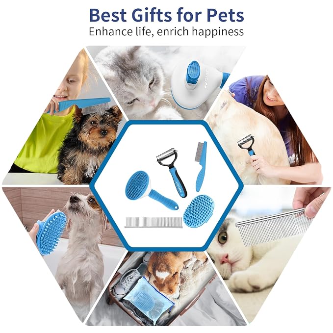 Dog Brush Grooming Kit 5 PCS - Image 8