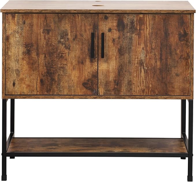 UEV Rustic Brown 36" Bathroom Vanity - Image 7