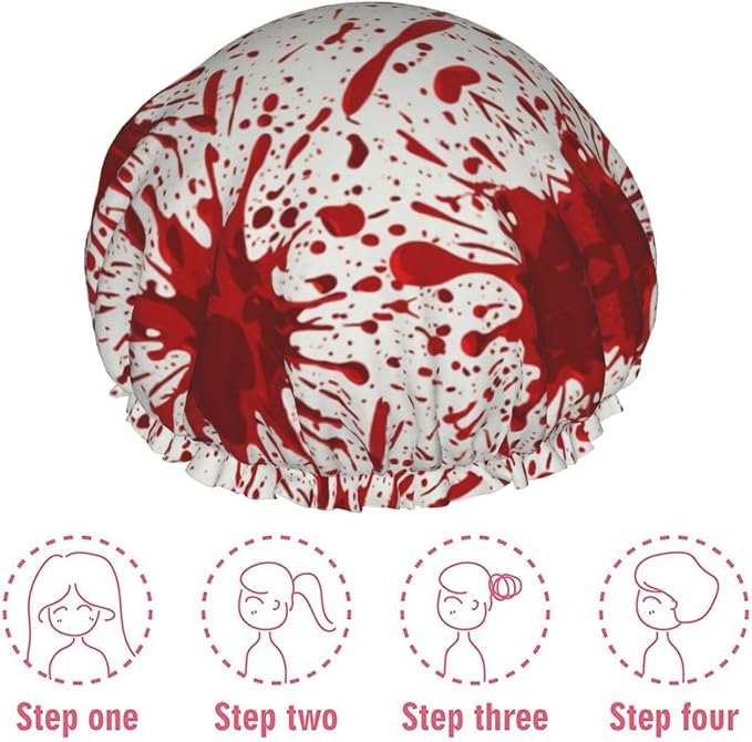 Double Layers Waterproof Shower Cap - Image 7