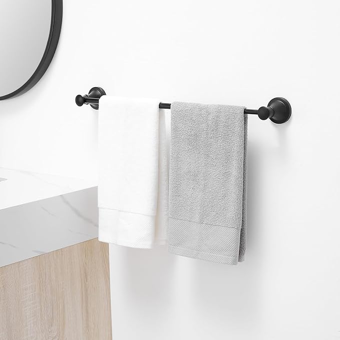 BESy Adjustable 16 to 26 Inch Bath Towel Bar Rack - Image 6