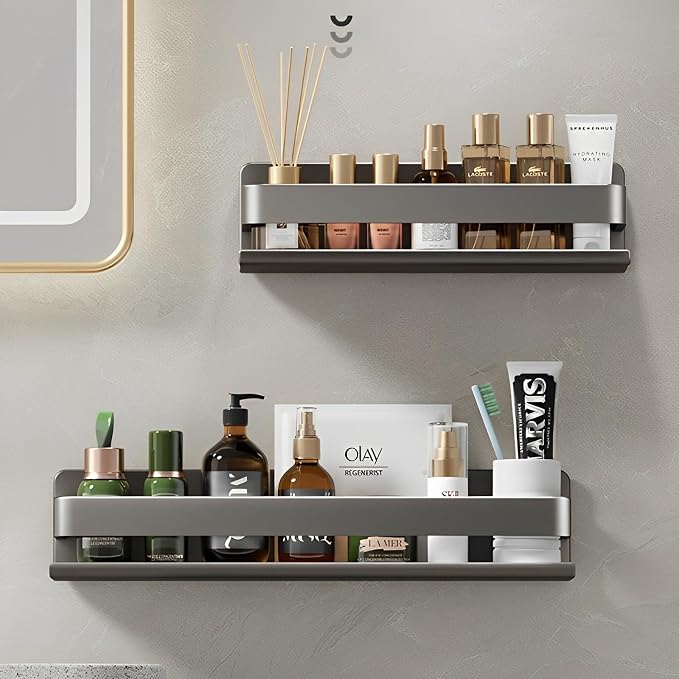 Stainless Steel Detachable Wall Mounted Floating Shelves - Image 8