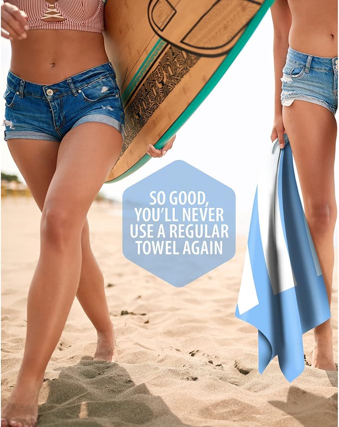 VENTURE 4TH Microfiber Beach Towel: Quick-Dry, Sandproof and Lightweight - Image 9