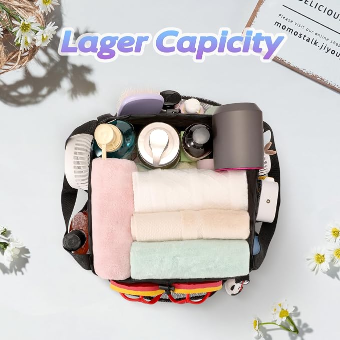 Mesh Shower Caddy Portable, Dorm Room Essentials - Image 7