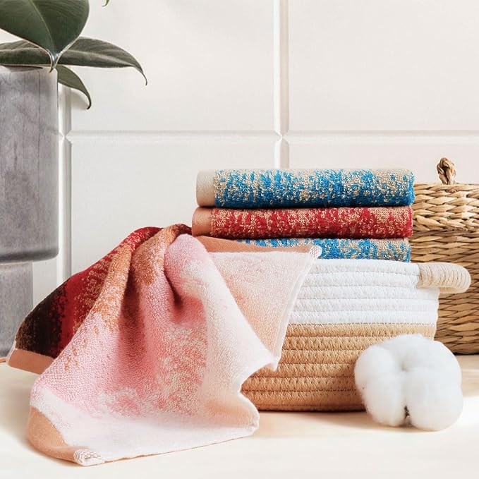 SEMAXE 100% Cotton Washcloths for Bathroom - Image 9
