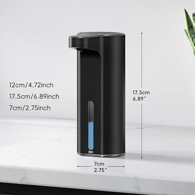 EKO Aroma 9 fl oz Automatic Liquid Soap Dispenser, Rechargeable & - Image 9
