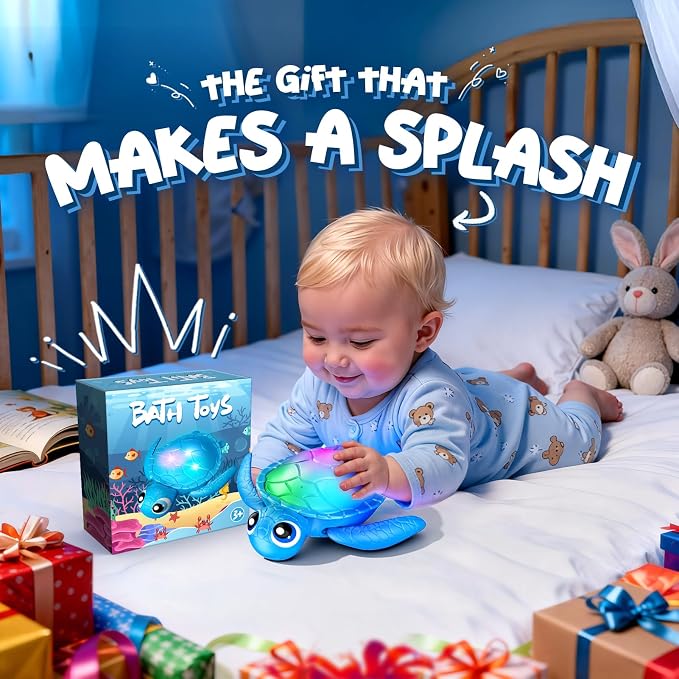 Electric Swimming Turtle Bath Toys - Image 7
