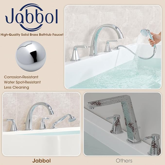 High Flow Roman Tub Faucet - Image 7