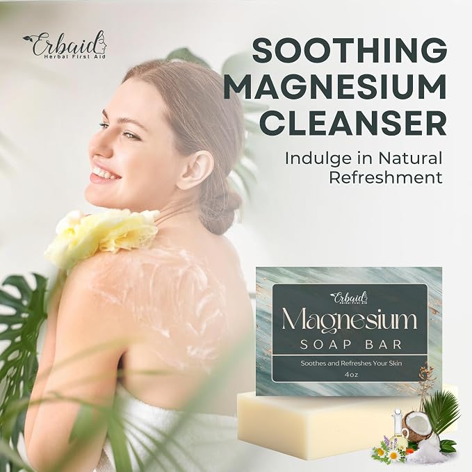Dead Sea Magnesium Soap Bar – Deep Cleansing, Moisturizing Body Soap - Image 7