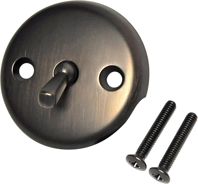 DANCO Overflow Plate with Trip Lever, Oil Rubbed Bronze, Oil-Rubbed Bronze by DANCO