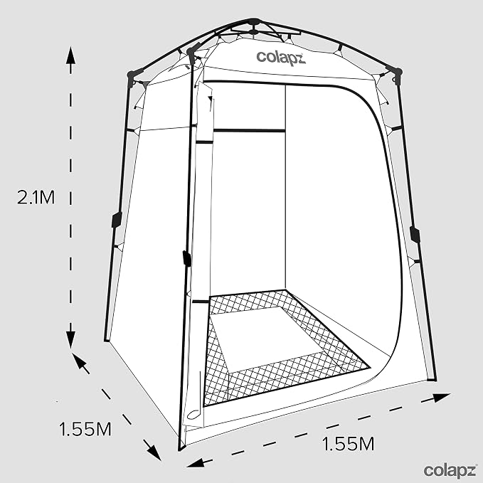Colapz Camping Shower Tent and Pop Up Toilet Tents - Image 7