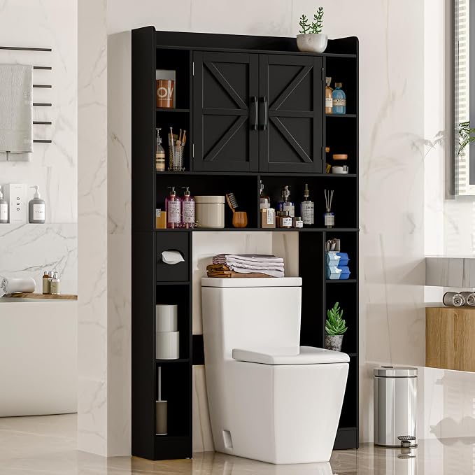 Farmhouse Storage Cabinet Over Toilet - Image 7