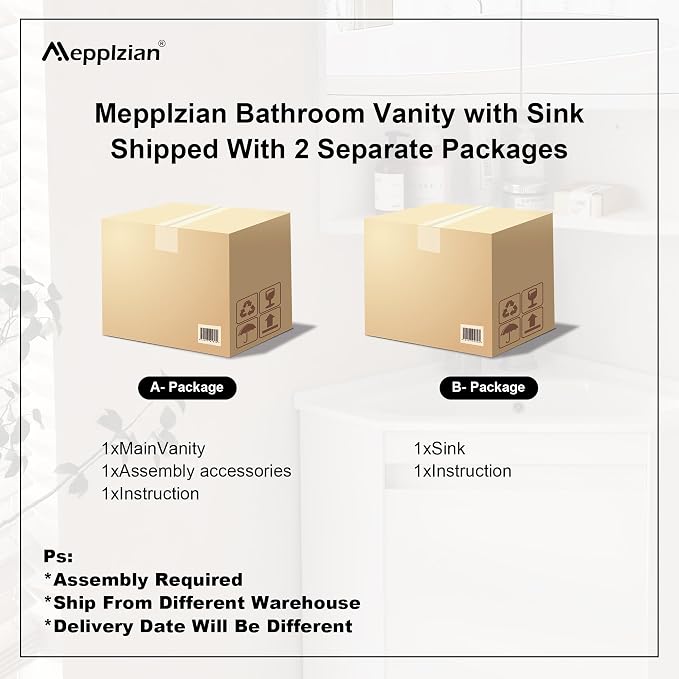 24"Corner Bathroom Vanity Sink Combo - Image 8