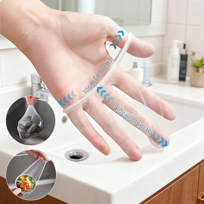 Disposable Sink Strainer – 200 Pack Kitchen Sink Strainer Bags, Disposable - Image 7