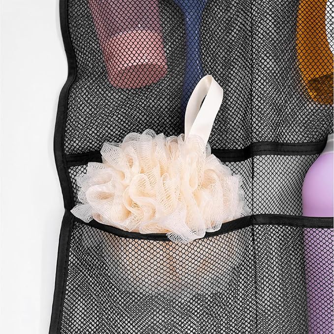Upgrade 2 Pack Mesh Shower Caddy, 7 Pockets Hanging Shower Organizer - Image 7