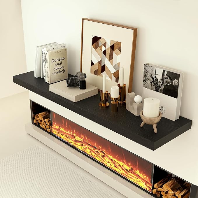 Heimlove 12" Deep Floating Shelves, 36 x 12 Inch Wall Mounted Long Floating - Image 7