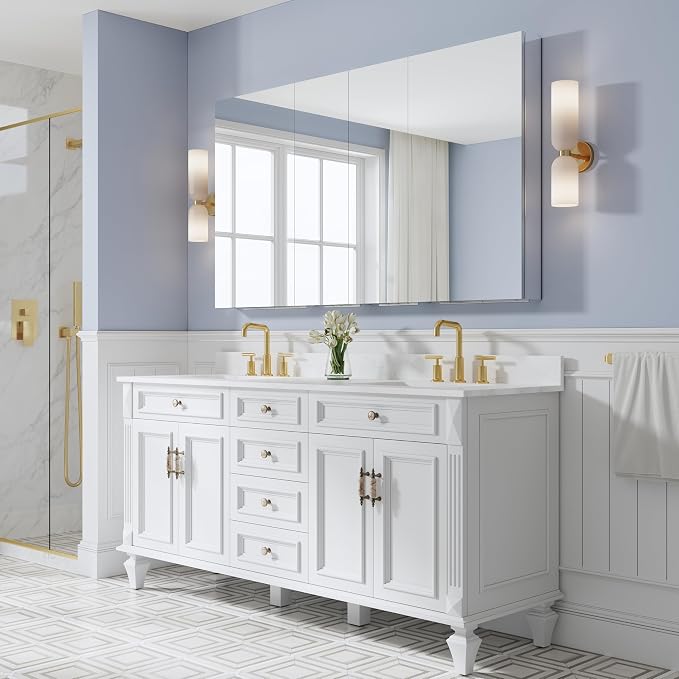 WELLFOR 64" x 36" Bathroom Medicine Cabinet - Image 13
