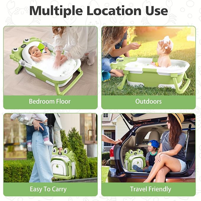 Collapsible Baby Bathtub for Newborns - Image 7