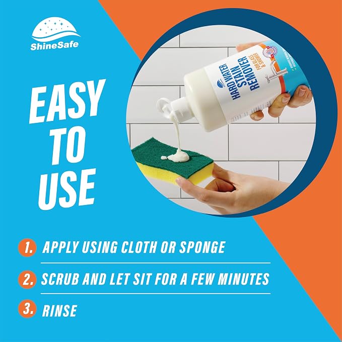 ShineSafe Hard Water Stain Remover – Professional-Grade Calcium Lime Rust - Image 8