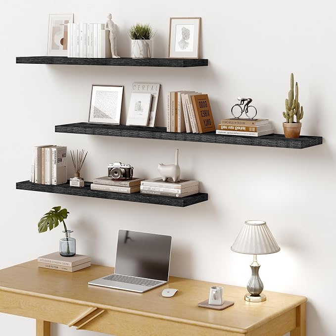 Vivelove 36 Inches Floating Shelves Wall Mounted, Living Room, Home Decor - Image 7